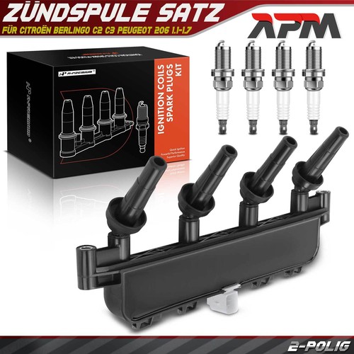 Zündspule 4x zündkerze - 1x,