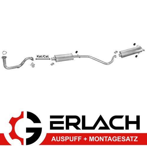 Auspuffanlage für peugeot 306 - für,