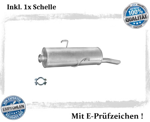 Endschalldämpfer für peugeot - endschalldämpfer,